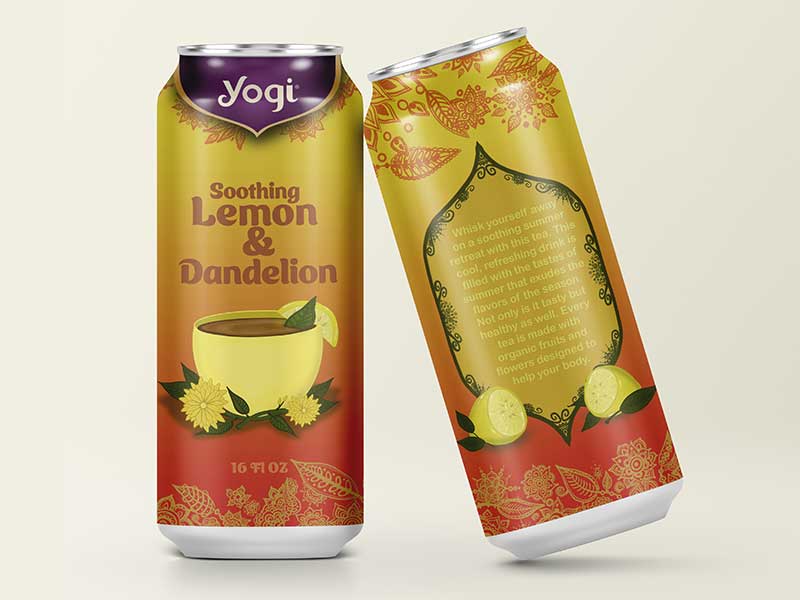 Yogi Soothing Lemon Tea Cans